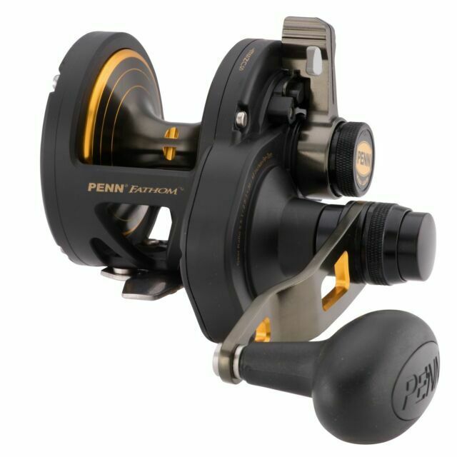 CARRETE PENN 2 VELOCIDADES FATHOM 25VSW LEVER