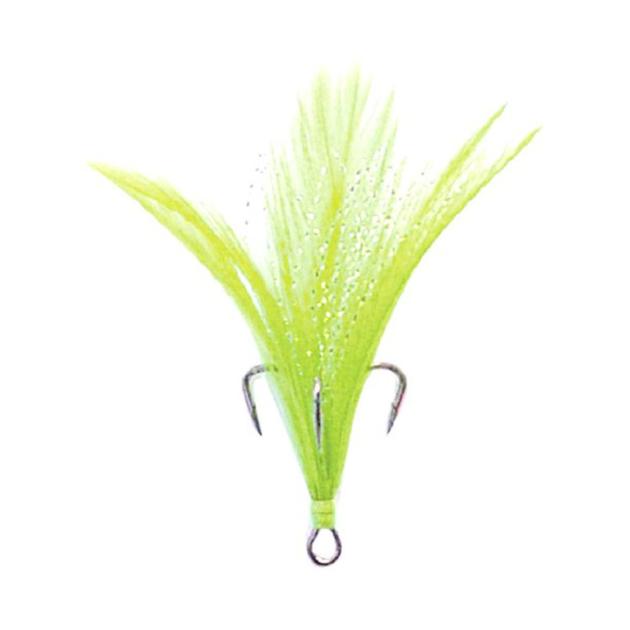 ANZUELO MUSTAD TRIPLE CON PLUMA 233BLNW 2PZS