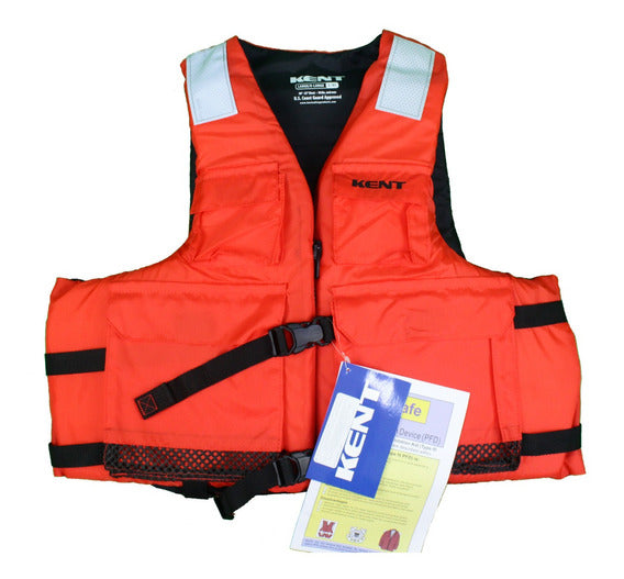 SALVAVIDAS KENT MOD. 1502 USO COMERCIAL NARANJA