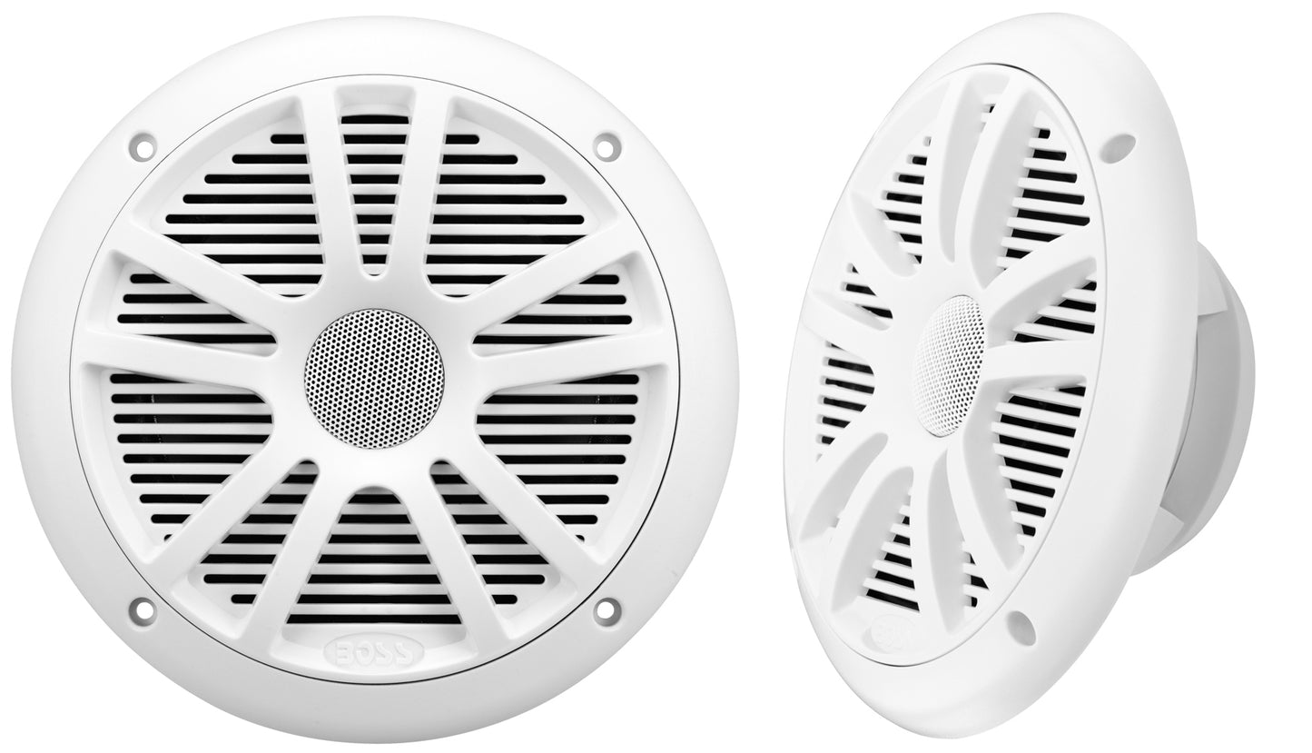 BOCINAS Y ESTEREO MARINO BOSS IPX6 BOCINAS 6.5" 180 WATT COLOR BLANCO MOD. MCKGB350W.6